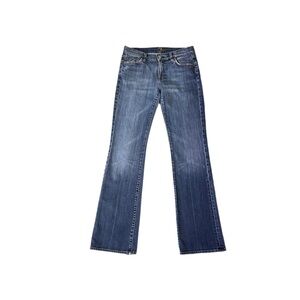 7 For All Mankind Women's Size 28 Boot Cut Flare Denim Jeans USA Vintage Y2K